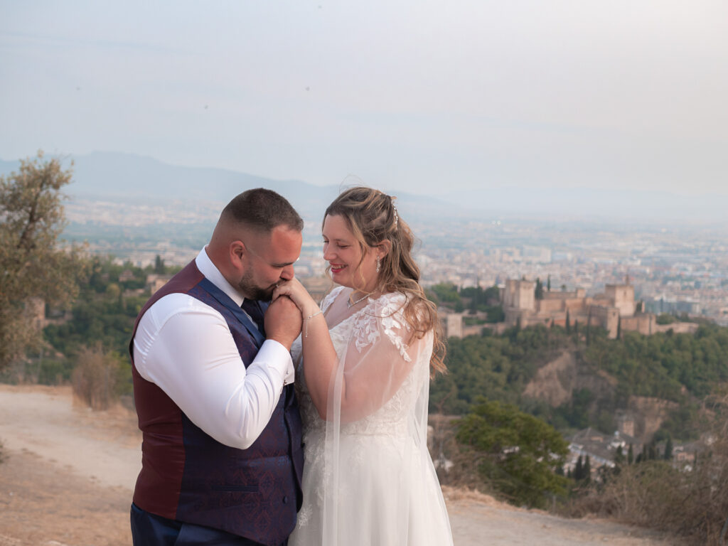 Postboda en la Alhambra