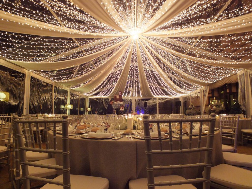 Iluminación en tu boda